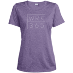 WORK365 Block Logo Heather Dri-Fit Moisture-Wicking T-Shirt