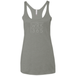 WORK365 Thin Block Logo Racerback Tank