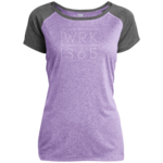 WORK365 Block Logo Ladies Heather Performance T-Shirt